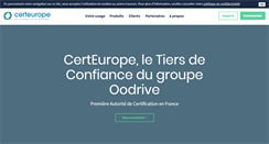 Desktop Screenshot of certeurope.fr